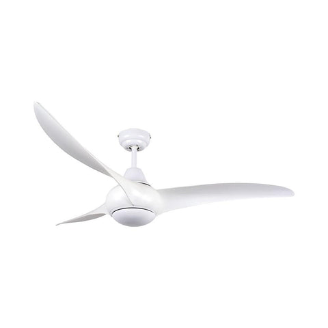 Bright Star 52" 3 Blade Ceiling Fan with Remote - White Finish