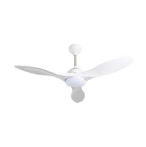 48" 3 Blade Ceiling Fan with LED Light - White