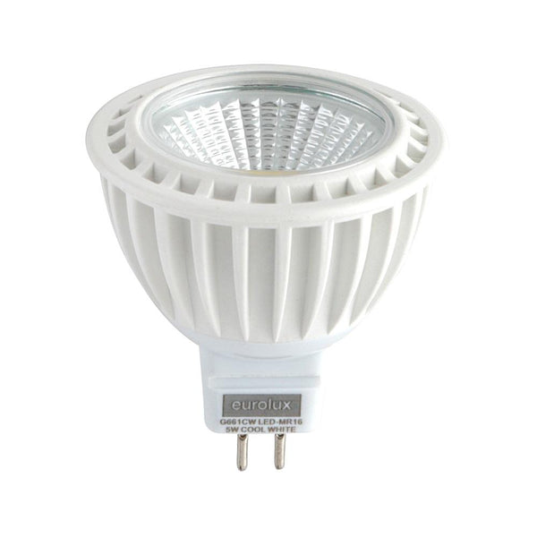 Eurolux LED 12V Reflector Bulb GU5.3 5W 375lm Cool White