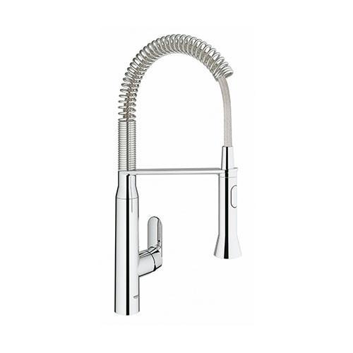 Grohe K7 Professional Single Lever Kitchen Sink Mixer Tap With Spring Swivel Arm