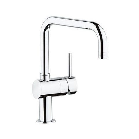 Grohe Minta Single Lever Kitchen Sink Mixer Tap With Swivel U Spout