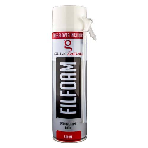 Gluedevil Filler Foam Spray Can 500Ml