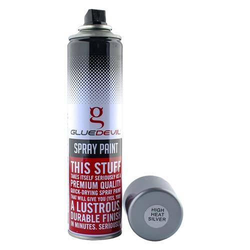 GlueDevil Spray Paint HR Silver