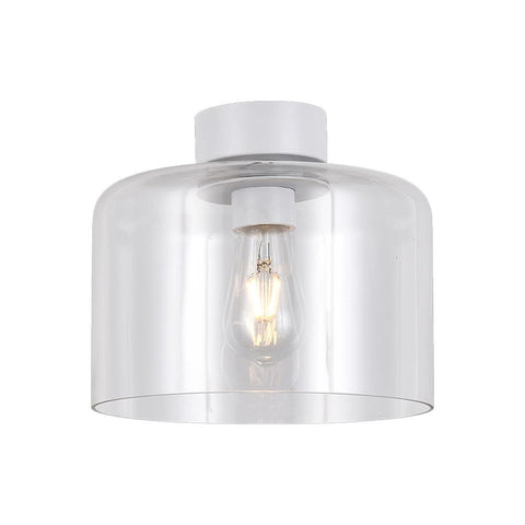 Drum Ceiling Light - Clear Glass