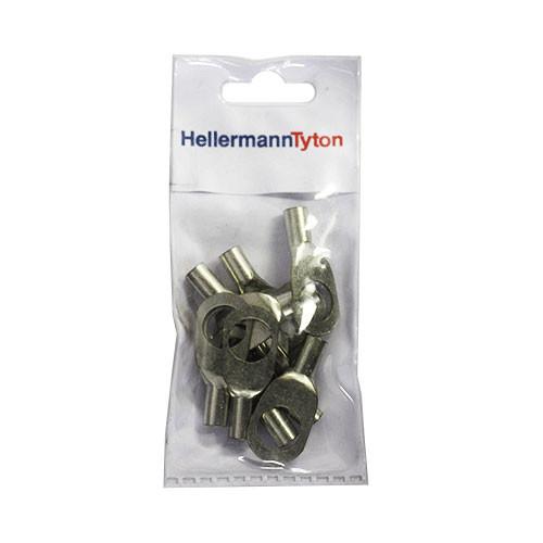 Hellermanntyton Cable Lugs Htb1612 16mm X 12mm 10 Pack