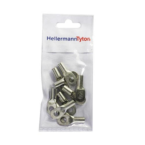 Hellermanntyton Cable Lugs Htb166 16mm X 6mm 10 Pack