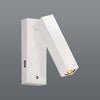 Loca White Wall / Reading Light with USB Port