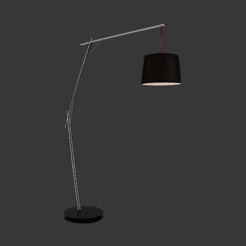 K Light Cantilever Floor Lamp With Black Shade