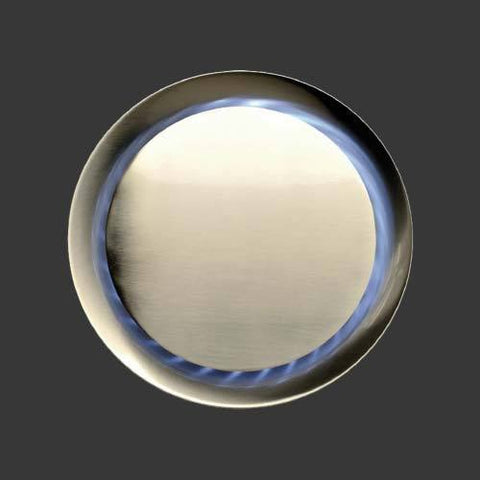 Small Disc Ceiling Light - Satin Chrome