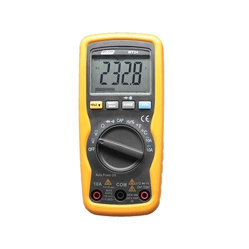 Compact Auto Digital Multimeter Temperature Capacitance Hz