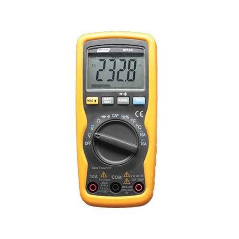 Compact Auto Digital Multimeter Temperature Capacitance Hz