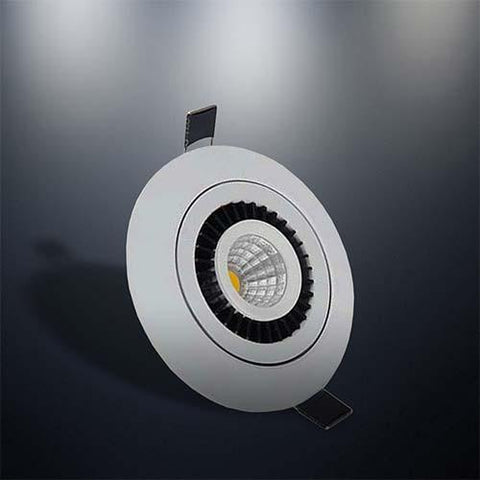 Major Tech LED Acrylic Cylinder Downlight 3W 40mm Cut Out