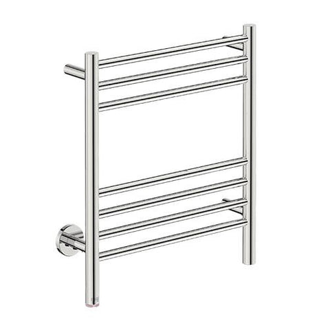 Bathroom Butler Natural 7 Bar Straight PTS Heated Towel Rail 500mm - Polished Stainless Steel