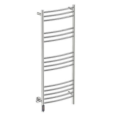 Bathroom Butler Natural 15 Bar Curved TDC Heated Towel Rail 500mm - Polished Stainless Steel