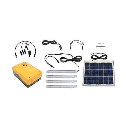 Eurolux 10W Solar Kit + 4 Tubes