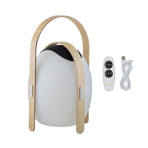 Mooni Ovo Speaker Lantern With Wooden Handle