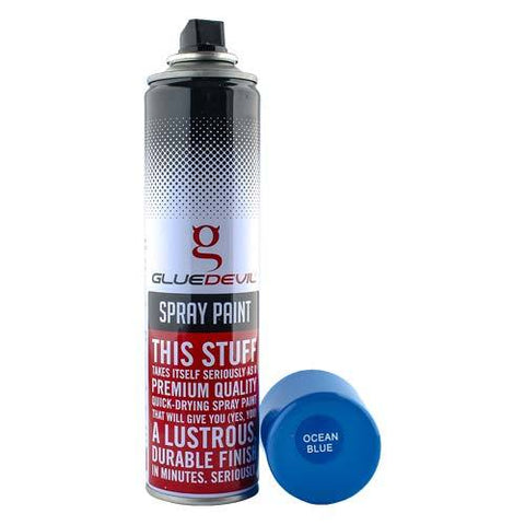 GlueDevil Spray Paint Ocean Blue