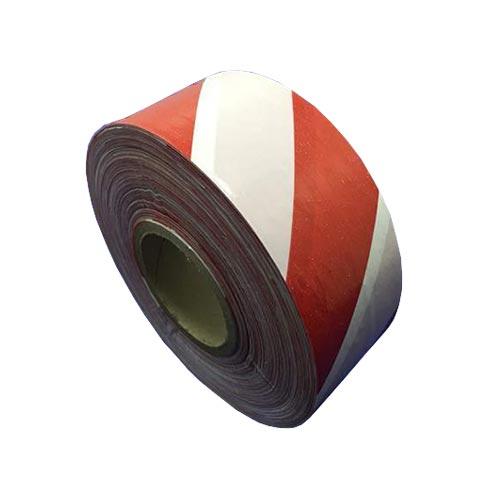 Matelec Barrier Tape Red White 75mm X 500M