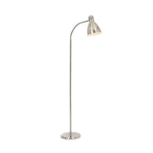 Satin Chrome Floor Standing Lamp