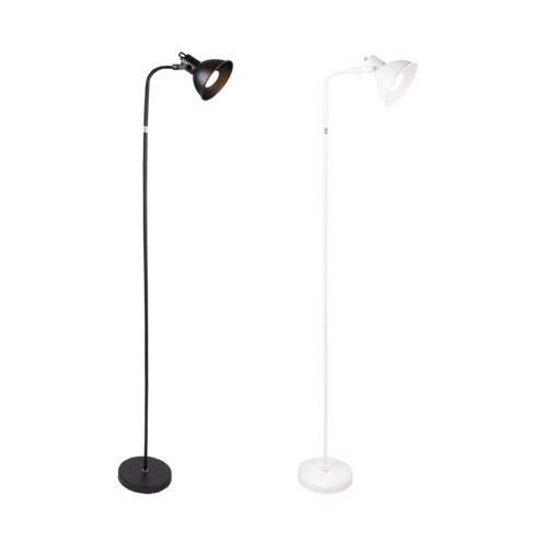LED Metal Floor Lamp with Rotatable Head