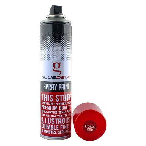 GlueDevil Spray Paint Signal Red