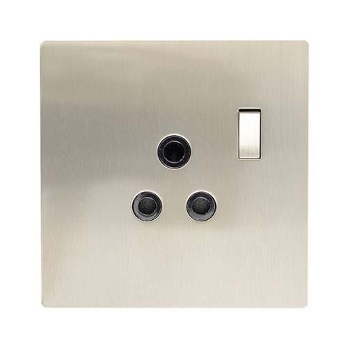 Cbi Stainless Steel Single Switched Socket