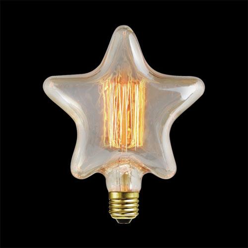 K Light Star Cage Carbon Filament Bulb E27 40W Warm White