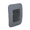 VETi 1 Push Button Dimmer with Locator Switch 400W - Black modules