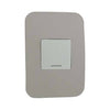 VETi 1 One Lever One-Way Light Switch - White Double module