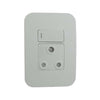VETi 1 Single Switched Socket Outlet - White modules