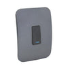 VETi 1 One Lever One-Way Light Switch with Locator - Black module