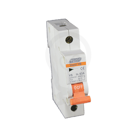 VETI IS - Single Pole Isolator Switch