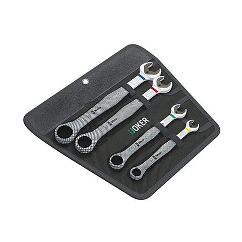 4Pc Joker Set Of Ratcheting Combination Wrenches