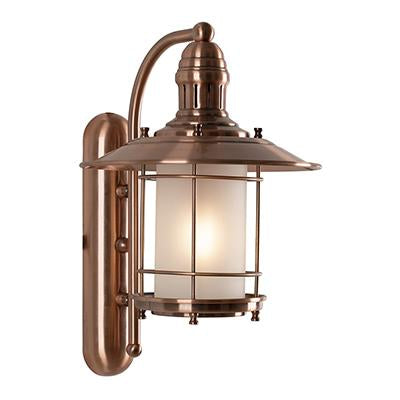 Lantern Wall Light - Antique Copper
