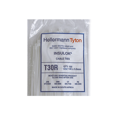 Hellermanntyton T30Rnt Cable Tie 3 5mm X 148mm